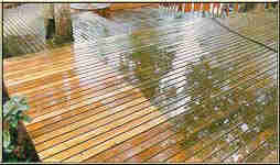 deck partially cleaned